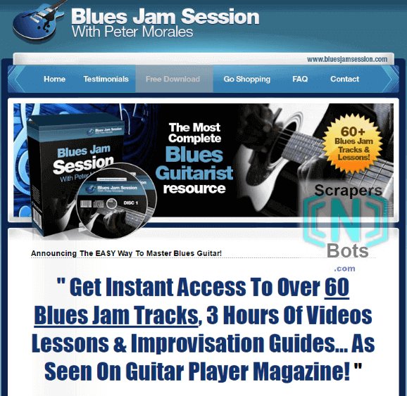 Blues Jam Session Peter Morales Website.