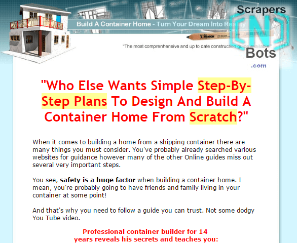 Build Container Home Warren Thatcher Website.
