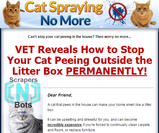 Cat Spraying No More Sarah Richards Website.