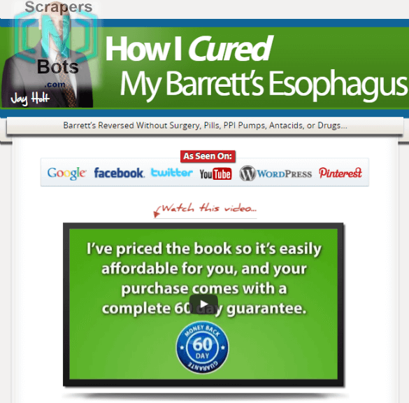 Cure Barretts Esophagus Jay Holt Website.
