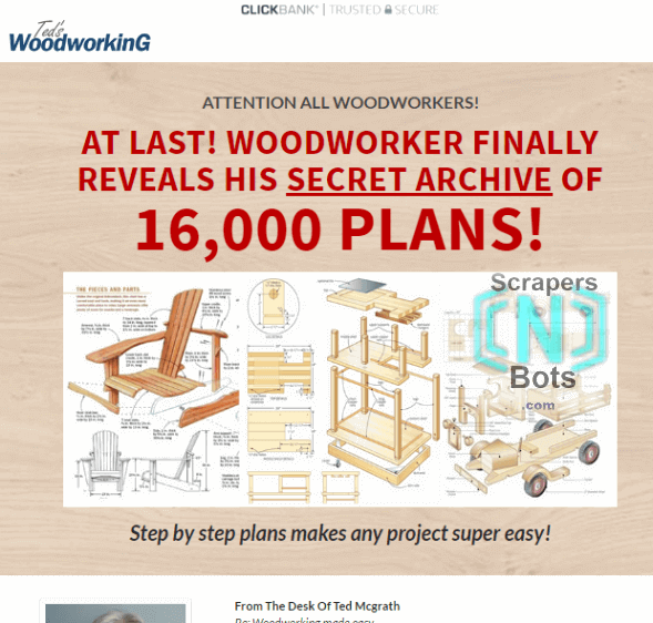 Teds Woodworking Plans Ted Mcgrath Website.