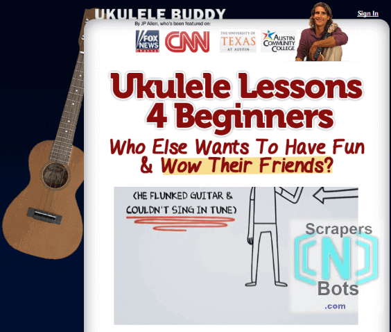 Ukulele Buddy Jp Allen Video Lessons Website.