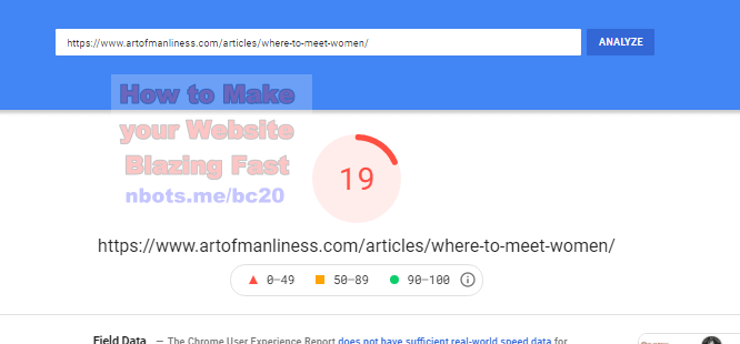 Image of Increase Speed Of Website One Of The Slowest Wordpress Websites In The World.