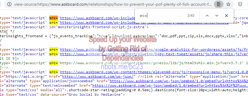 Image of Increase Speed Of Website View Websites Dependancies On External Scripts.