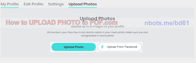 Image of How To Upload Photo POF Click Upload Photo. Image of How To Upload Photo POF Click Upload Photo.