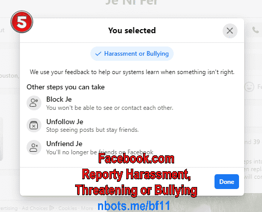 Image of How to Report Person On Facebook For Harassment Additional Steps Unfriend, Unfollow, Block Profile.
