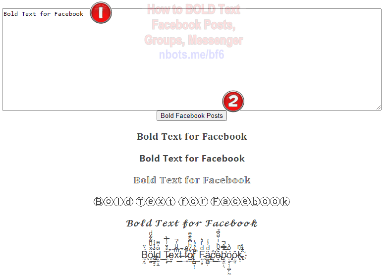 can you bold text on facebook post