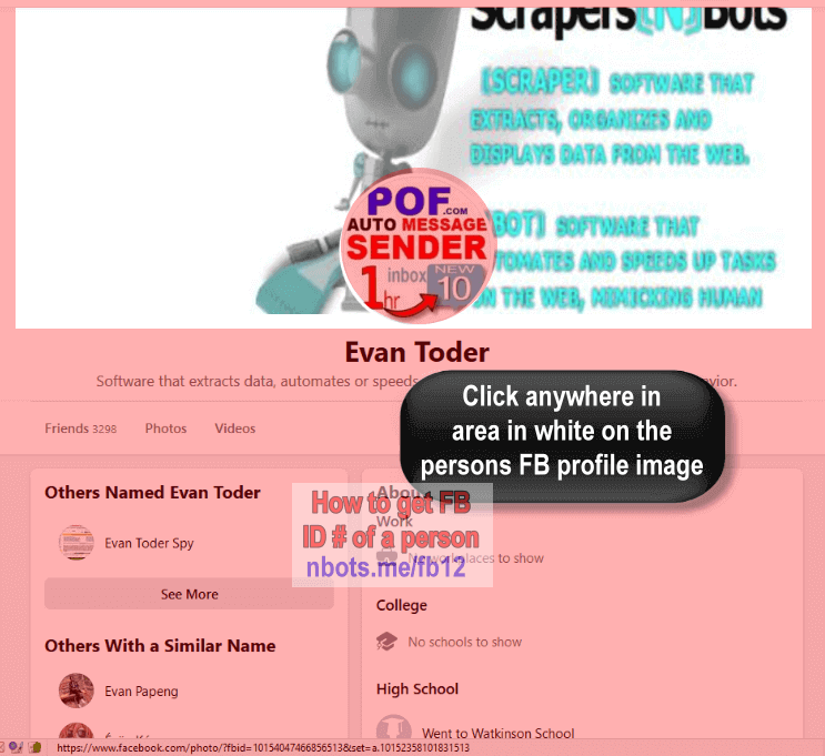 Image of Get Facebook Id Of Person Click Facebook Header Image Top.