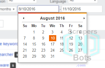 Image of How To Use Bing Keyword Research Tool Select Custom Date Range. Image of How To Use Bing Keyword Research Tool Select Custom Date Range.