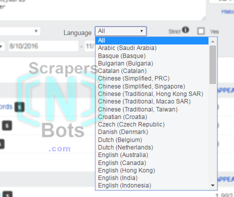 Image of How To Use Bing Keyword Research Tool Select Language. Image of How To Use Bing Keyword Research Tool Select Language.
