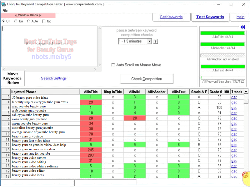 Image of Long Tail Keyword Competition Checker Software. Image of Long Tail Keyword Competition Checker Software.