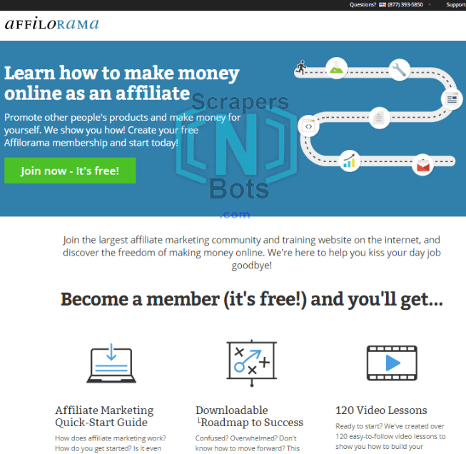 Affilorama Mark Ling Website.