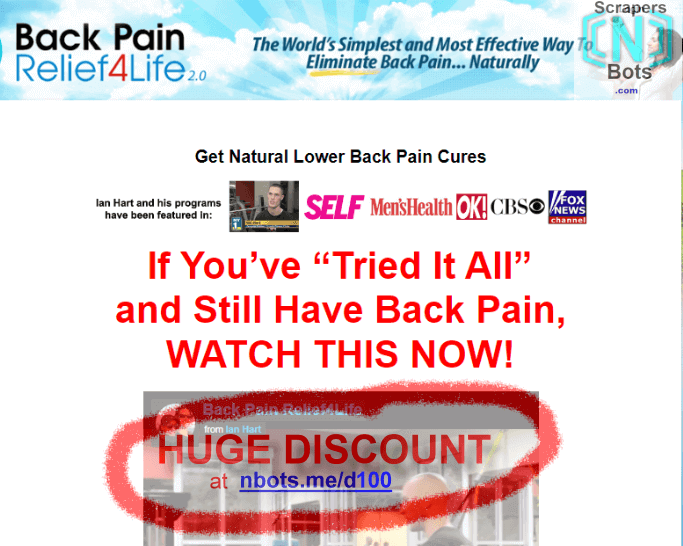 - BACK PAIN RELIEF4LIFE Discount (real & lasting relief ...