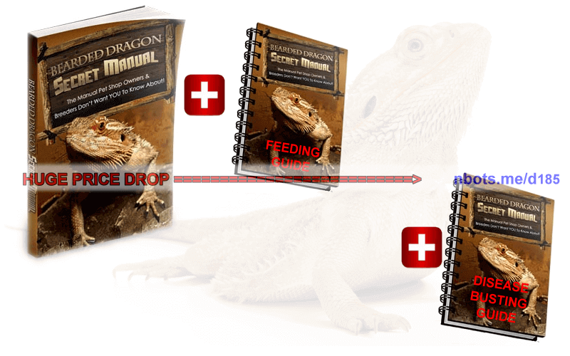Image of Bearded Dragon Secret Manual E-book, Bearded Dragon Feeding Guide, Bearded Dragon Disease Busting Guide E-books.