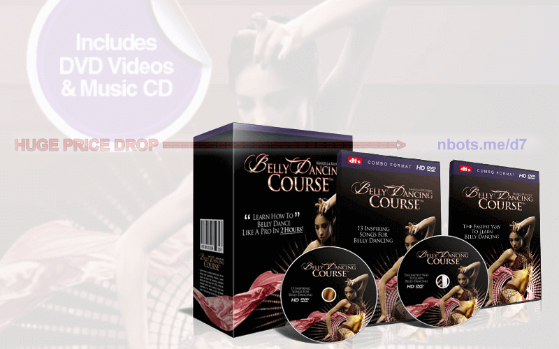 Image of Belly Dancing Course Dance Lessons Materials.