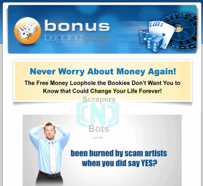 Bonus Bagging Mike Cruickshank Website.