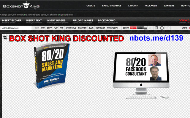 Animation Showing How Box Shot King Members Area Works.