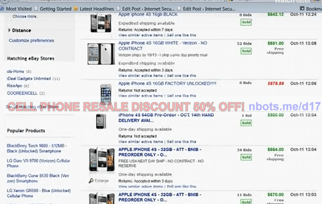 Cell Phone Resale Example of How to Sell Cell Phones No Storefront.