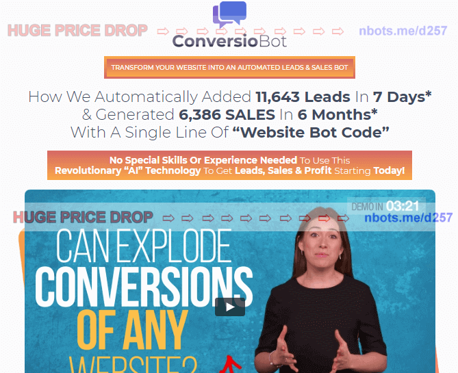 Image of ConversioBot Simon Wood & Giri Prakash Website.