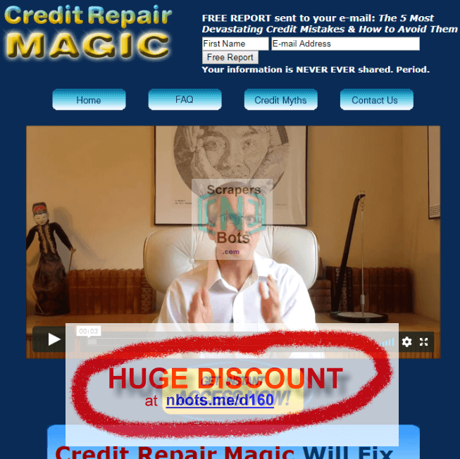 Credit Repair Magic Bruce Hurley Website.