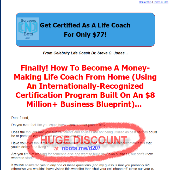 Fast Track Life Coaching Certification Steven Jones Website.