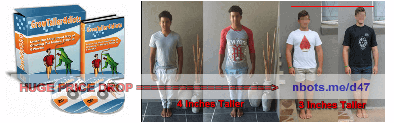 Image of Get Taller 4 Idiots Before & After Photos and Software Box.