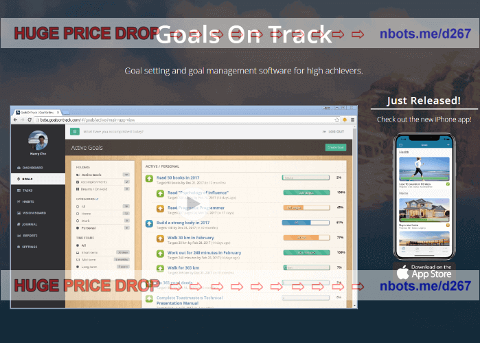 Image of Goalsontrack Harry Che Website.