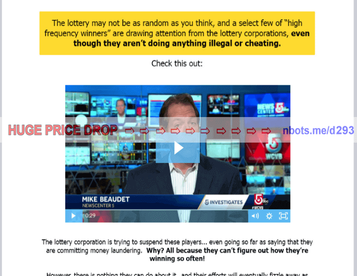 Image of Lottery Maximizer Richard Lustig Website.