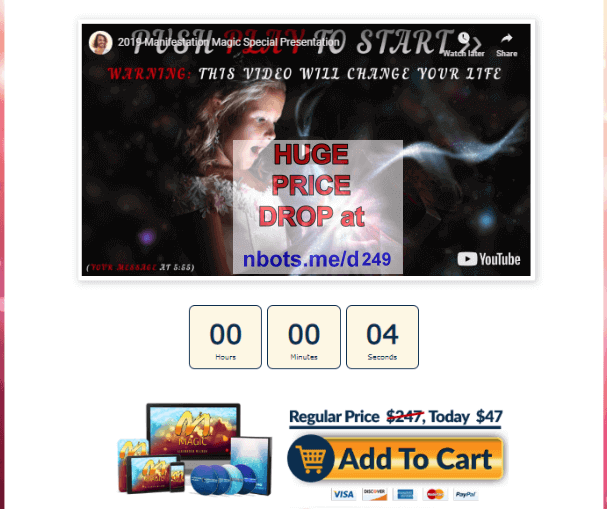 Image of Manifestation Magic Alexander Wilson Website.