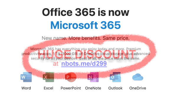 Image of Microsoft Office 365 Software Bundle Includes.