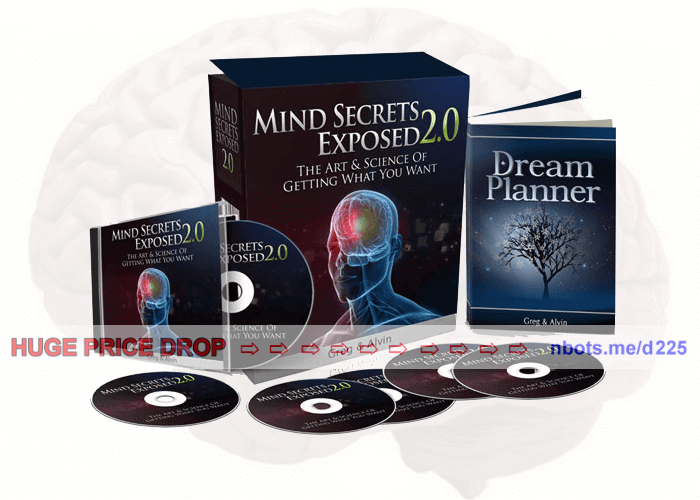 Image of Mind Secrets Exposed E-book Plus Bonus Items Include Dream Planner.