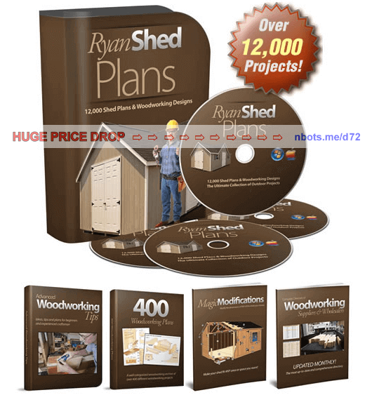 Image of All Digital Items Included with Ryans My Shed Plans Download.