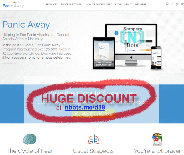 Panic Away Bdm Publishing Website.