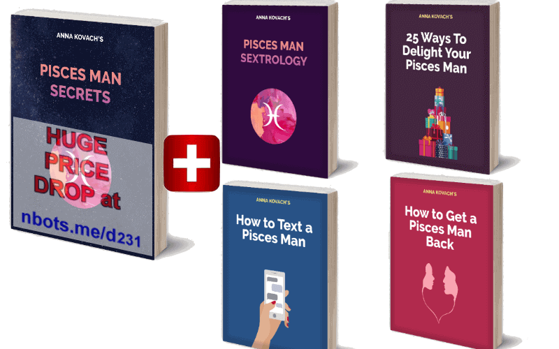 Image of All Items Included in the Discounted Pisces Man Secrets Download.