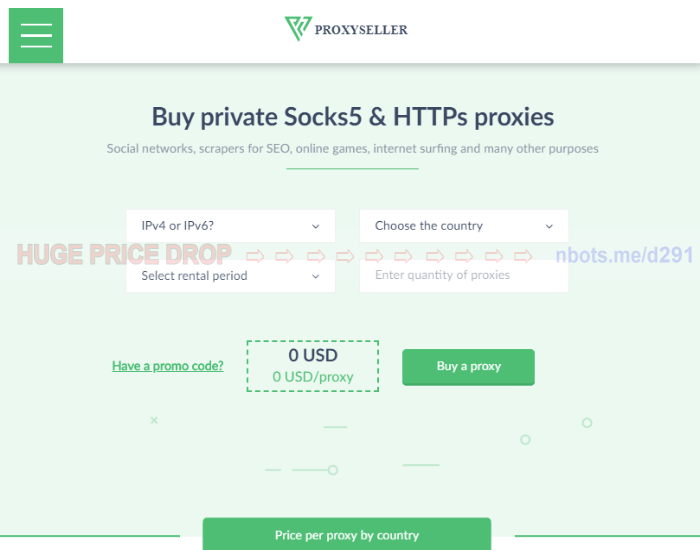 Image of Proxy-seller.com Coupon Promo Code proxy-seller.com Website.