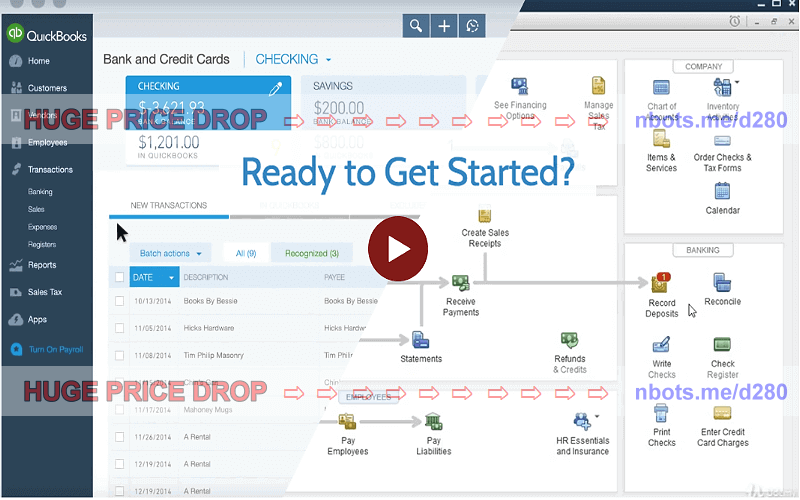 Image of Screenshot of One of Quickbooks University Video Tutorials.