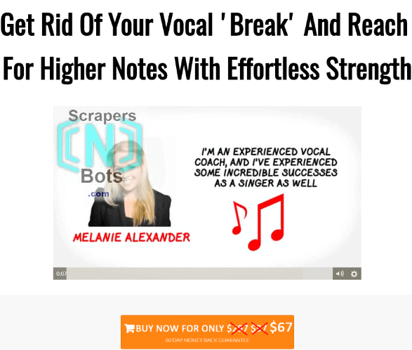 Singorama Vocal Lessons Website.