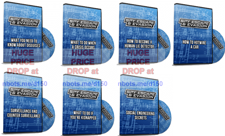 Image of All Lessons Include with Spy Escape and Evasion Discounted Download.