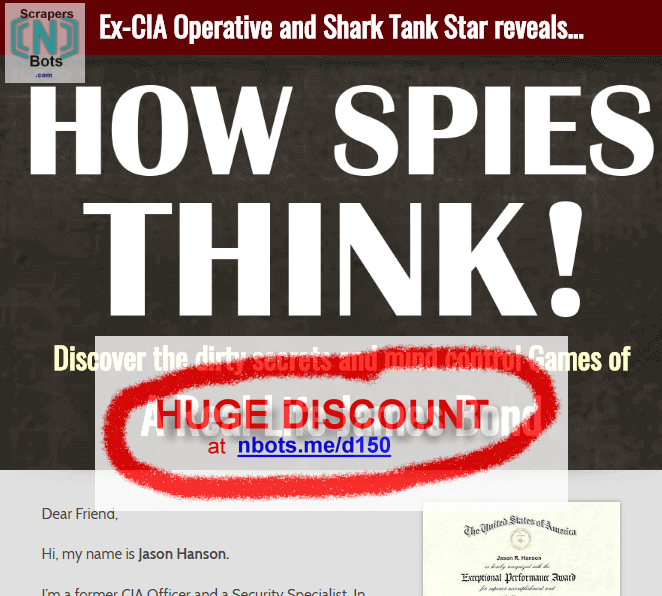 Spy Escape And Evasion Jason Hanson Website.