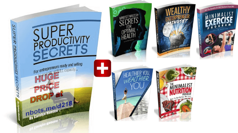 Image of Everything Included with Super Productivity Secrets Discount Download.