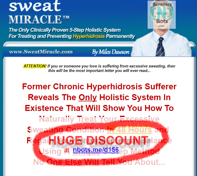 Sweat Miracle Miles Dawson Website.