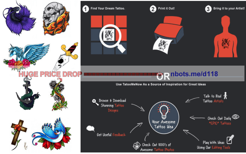 Image of How Tattoo Me Now Membership Works and some Tattoo Ideas.