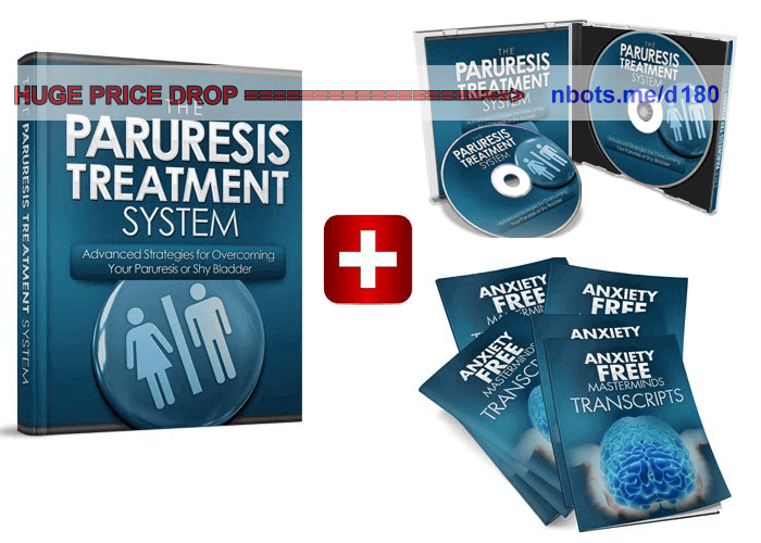 Image of The Paruresis Treatment System Book Plus Bonus Paruresis Items Included.