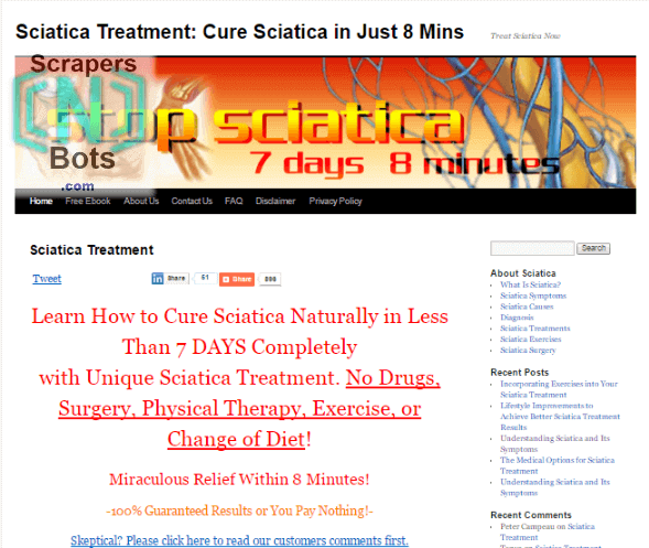 Treat Sciatica Now Steven Guo Website.