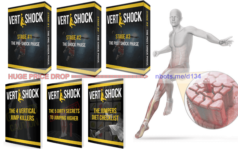 Image of Vert Shock Jump Training 3 E-books + Bonus Jump Publications.