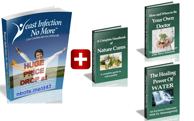 Image of Yeast Infection No More Ebook Plus Bonus Ebooks Included with Discounted Download.