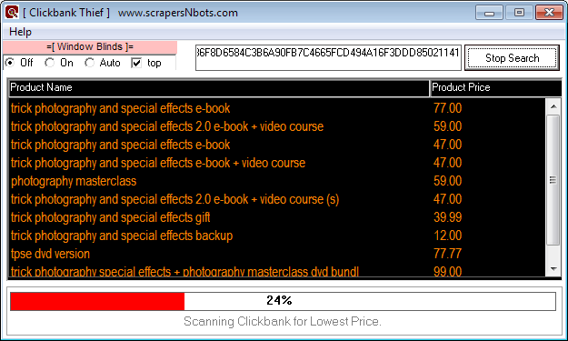 Image of Discounts And Other Downloads Related To Trick Photography And Special Effects Discovered By Clickbank Thief Software.