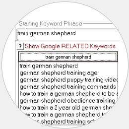 Image of Built in Google Related Keywords Provides Ideas for Other Root Keyword Phrases.