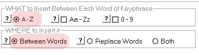 For the Fastest Scraping, Select Scrape BETWEEN each word of the keyword phrase and insert A - Z to Invoke the AutoComplete Dropdown for Scraping.