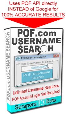 plenty of fish free username search